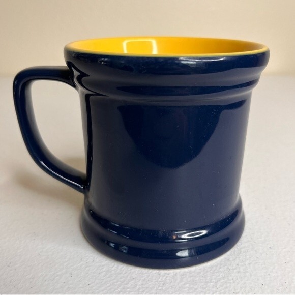 The Encore Group UCLA Bruins 3D Raised Logo Blue Gold Ceramic Coffee Cup Mug - Picture 4 of 11